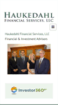 Mobile Screenshot of haukedahlfinancial.com